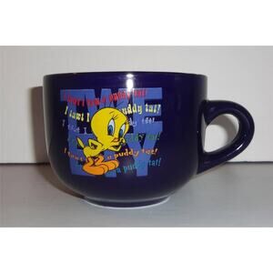 Looney Tunes Tweety Bird Mug Cup Blue Large Salton -021431